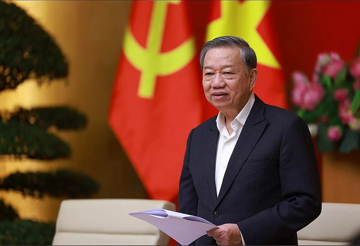 Tổng Bí Thư Tô Lâm.