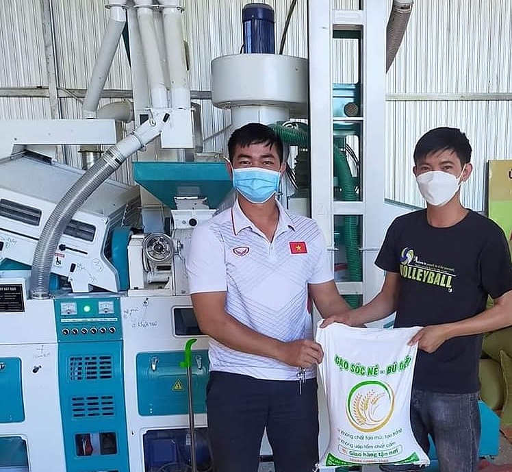 HTX gạo Sóc Nê là một trong những mô hình hoạt động hiệu quả ở huyện Bù Đốp.