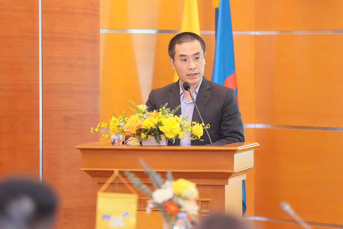 Ông Nguyễn Việt Hà, Phó Tổng Giám đốc PVcomBank, phát biểu tại sự kiện.