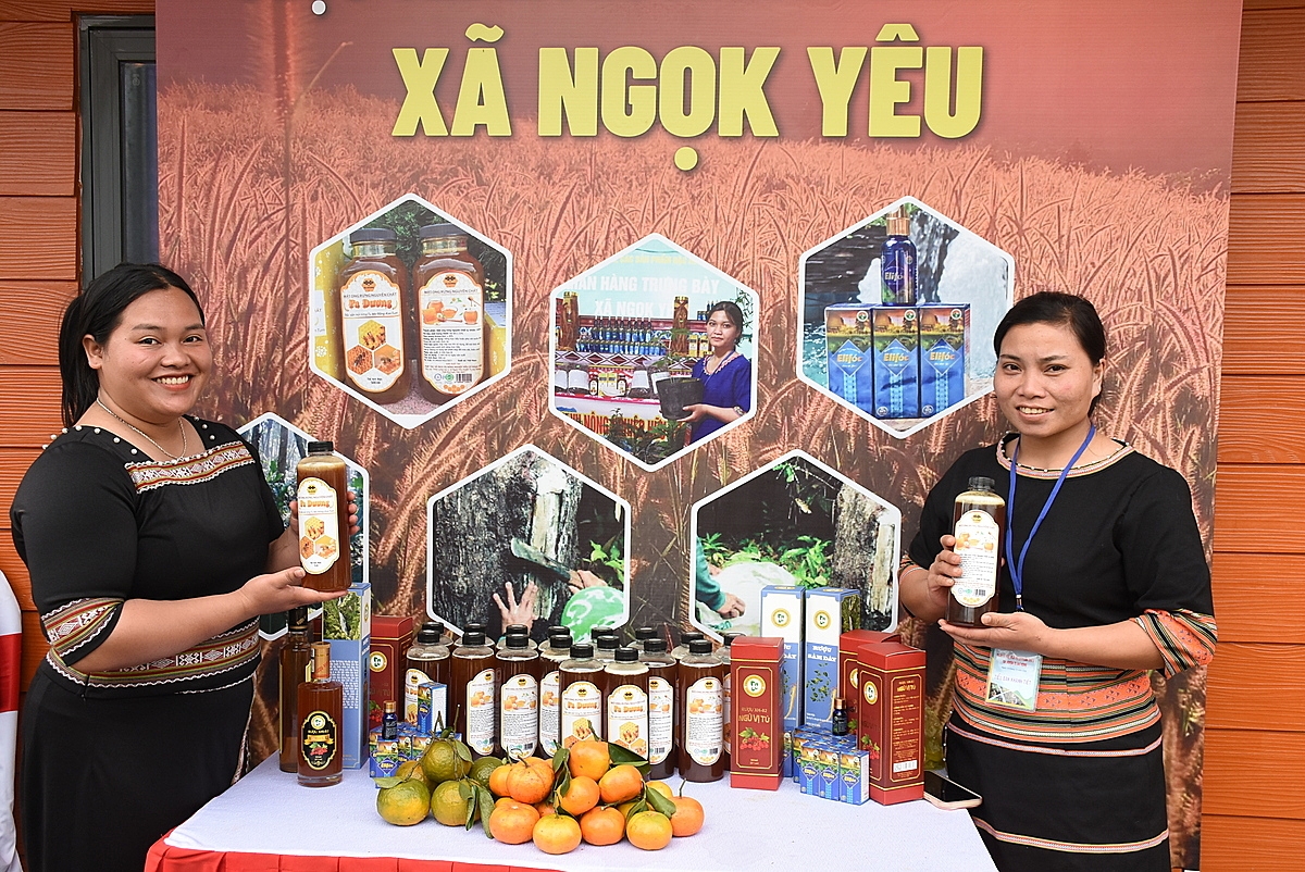 Các xã trong huyện đều chú trọng phát triển sản phẩm OCOP.