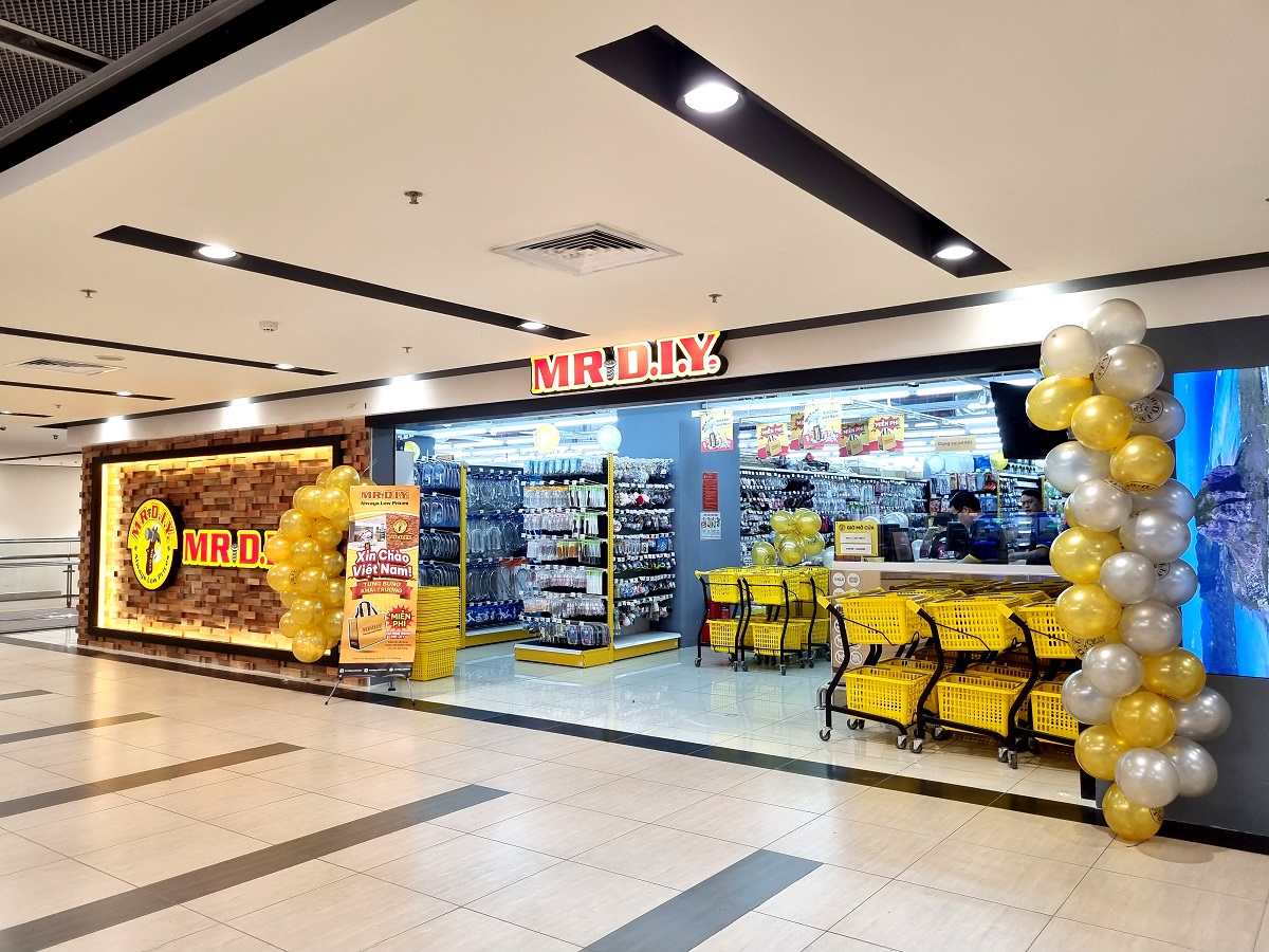 Chuỗi cửa hàng đồ gia dụng hàng đầu châu Á MR D.I.Y. sẽ có mặt tại Vincom Mega Mall Ocean City.