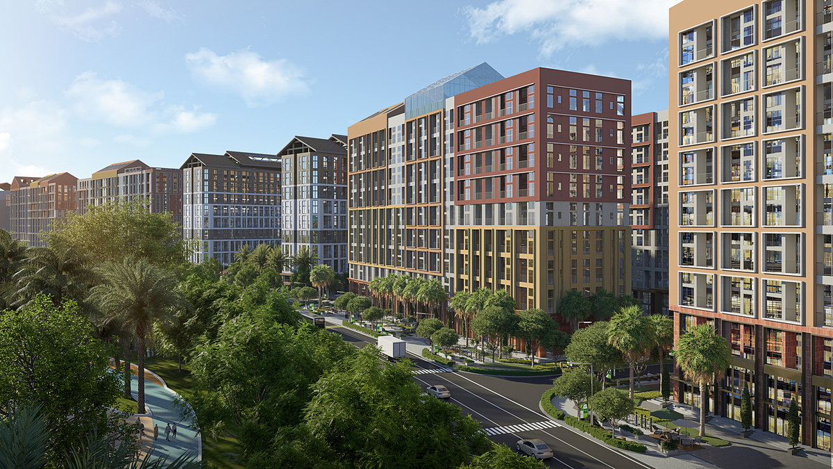 Thiết kế ấn tượng của căn hộ Park Residence &lpar;Ảnh: Sun Property&rpar;.