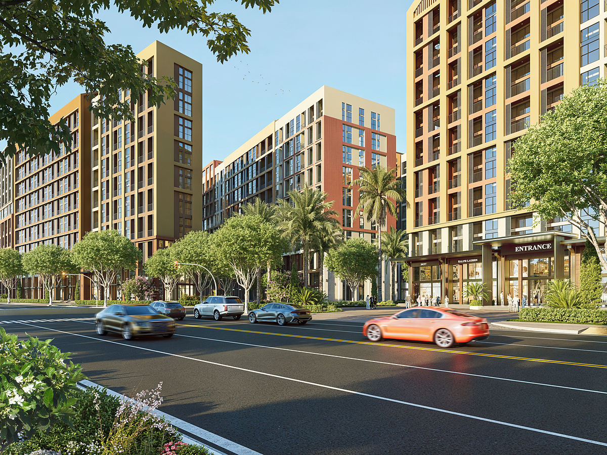 Shophouse khối đế với thiết kế chiều cao lên tới 7m &lpar;Ảnh: Sun Property&rpar;