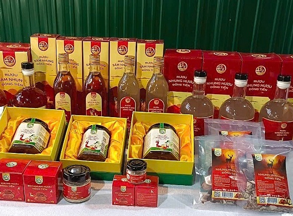 Sản phẩm của HTX Đồng Tiến, đơn vị nhận được sự hỗ trợ của Qũy phát triển HTX tỉnh Kon Tum.