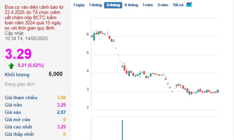 Vừa bị xử phạt với hàng loạt vi phạm, cổ phiếu của Bamboo Capital đột ngột ‘tím lịm’