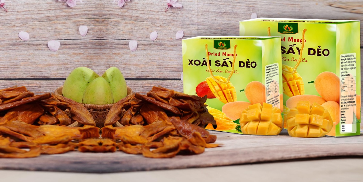 Sản phẩm xoài sấy dẻo của hợp tác xã giúp giải quyết đầu ra, đồng thời nâng cao giá trị sản phẩm.