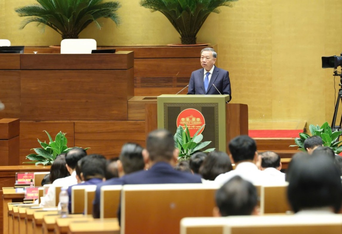 Tổng Bí thư Tô Lâm: Chúng ta phải dám nghĩ lớn, hành động lớn, thực hiện những cải cách lớn với quyết tâm chính trị cao nhất và nỗ lực bền bỉ nhất - Ảnh VGP