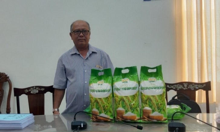 Gạo của HTX Vị Thủy 1 được sản xuất trên cánh đồng lớn, giúp mang lại hiệu quả kinh tế cao.