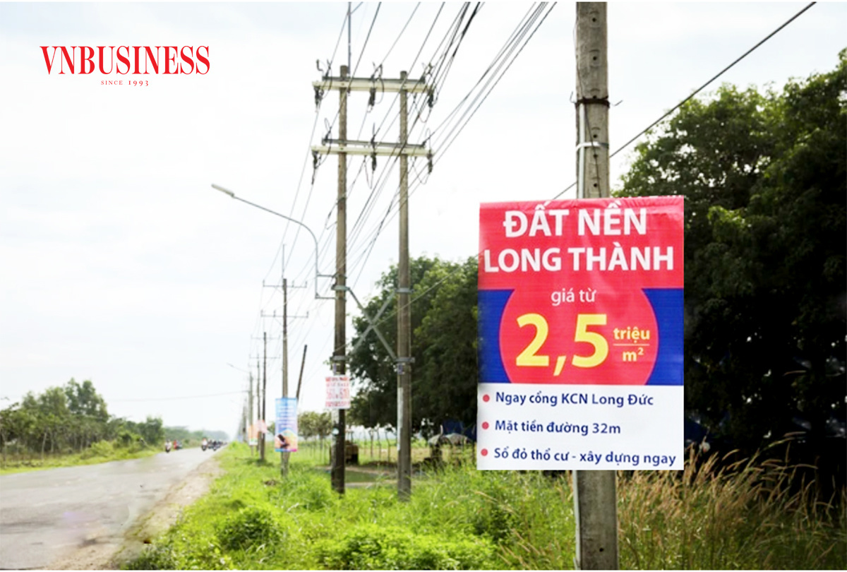 Đất nền vùng ven sân bay Long Thành đang nóng trở lại.