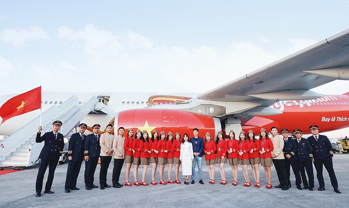Vietjet hiện đang cung cấp 145 đường bay, gồm 101 đường bay quốc tế và 44 đường bay nội địa.