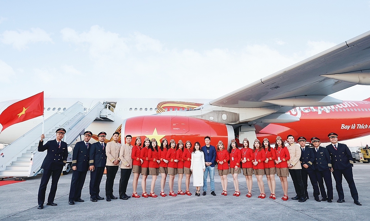 Vietjet hiện đang cung cấp 145 đường bay, gồm 101 đường bay quốc tế và 44 đường bay nội địa.
