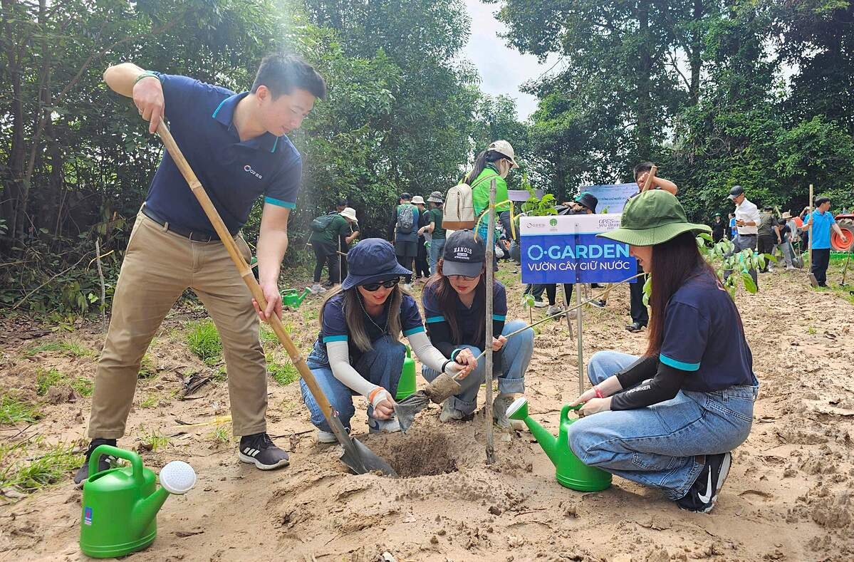 Vườn cây O.Garden – lời cam kết lâu dài của OPES đối với bảo vệ môi trường và phát triển bền vững.