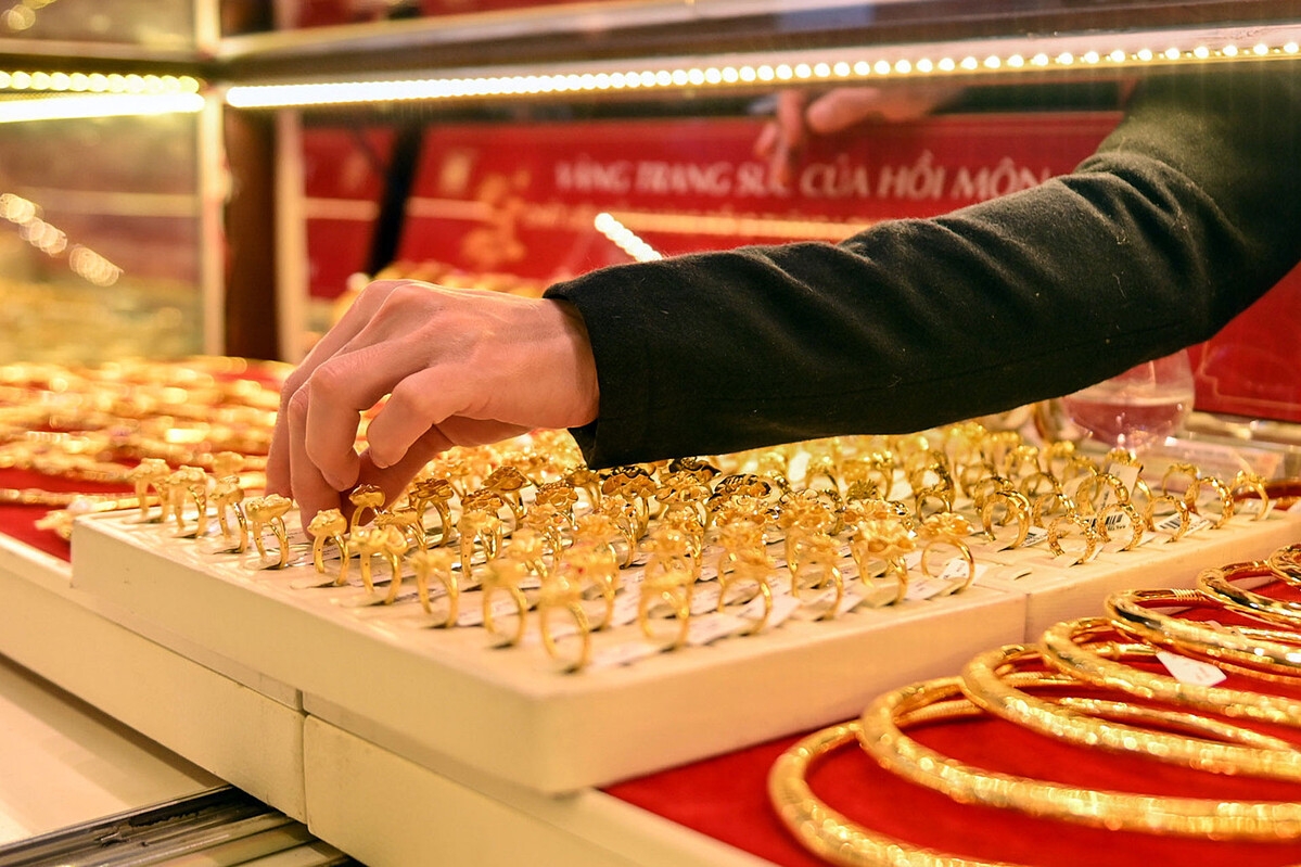 Giá vàng trong nước đồng loạt tăng.