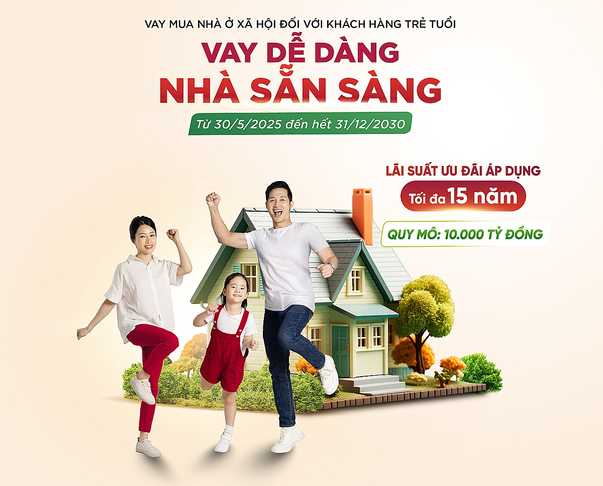 Agribank tạo cơ hội cho người trẻ tiếp cận nguồn vốn để “an cư”