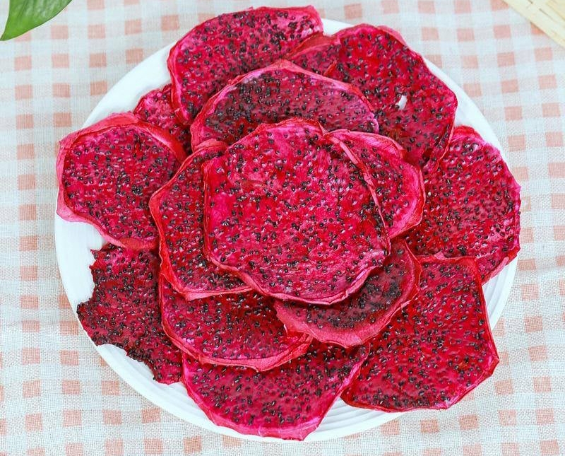 Thanh long sấy dẻo của hợp tác xã tại Mai Châu đạt OCOP 4 sao.