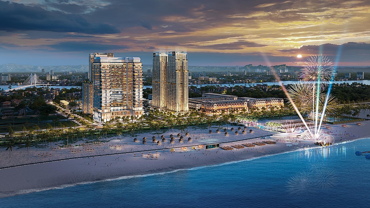 Tọa lạc ngay trong đại đô thị biển Regal Legend, Regal Residence Đồng Hới sở hữu thế đất “tam thủy tụ” hiếm có: trực diện biển Bảo Ninh, liền kề sông Nhật Lệ và ôm trọn hồ điều hòa nội khu Bảo Ninh.