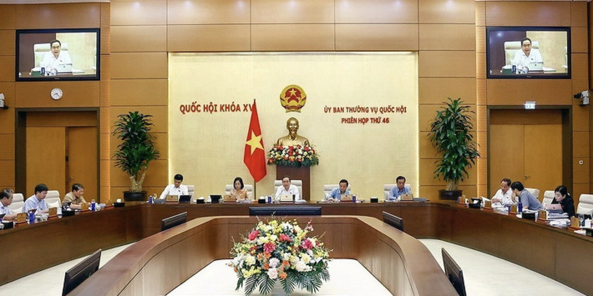 Phiên thảo luận của Ủy ban Thường vụ Quốc hội.