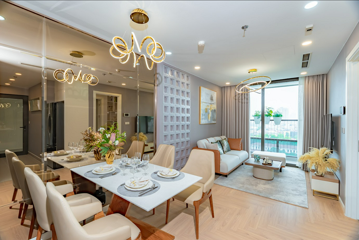 Các căn hộ được thiết kế linh hoạt để đáp ứng cho cả nhu cầu sống – làm việc.