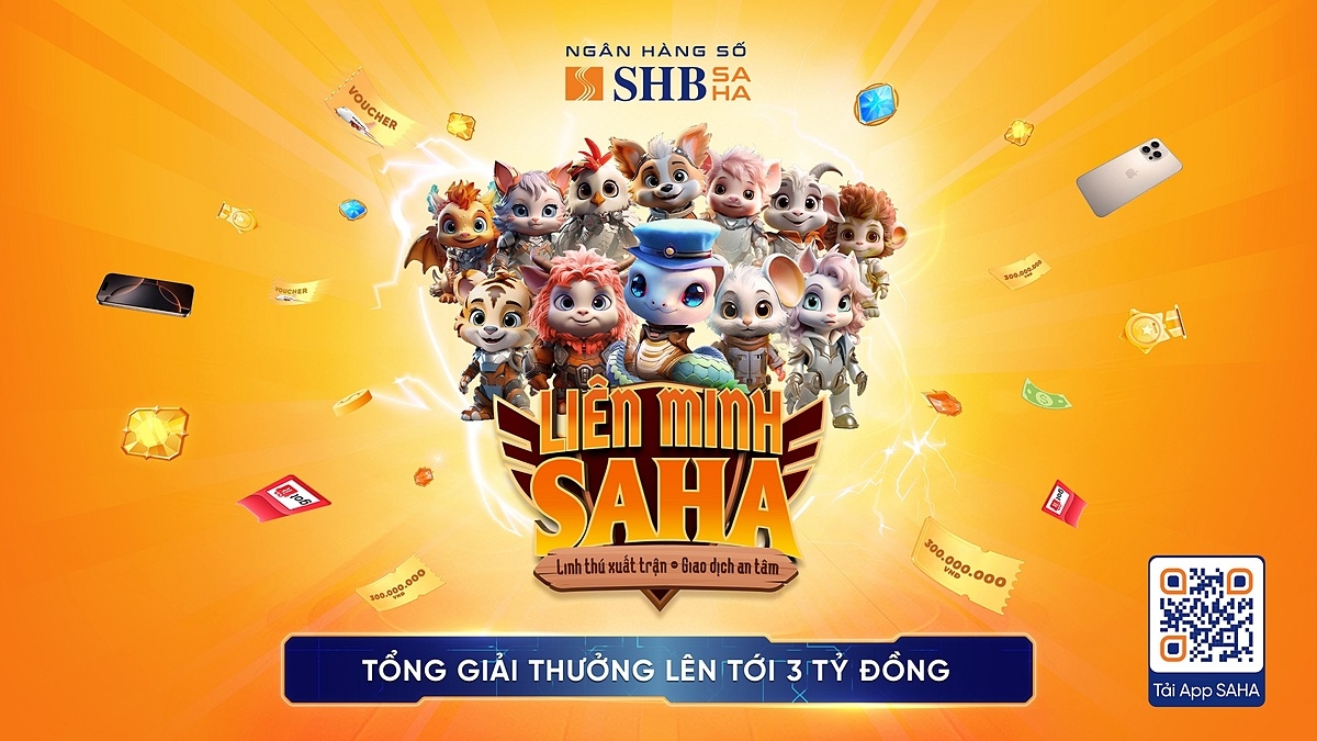 Hàng ngàn phần thưởng giá trị đang chờ đợi khách hàng tại “Liên minh SAHA”.
