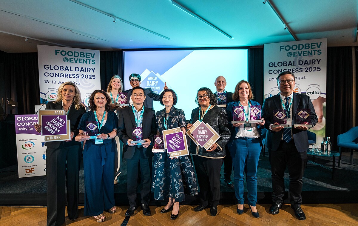 Vượt qua nhiều tên tuổi lớn, Vinamilk giành “cú đúp” tại giải thưởng về đổi mới, sáng tạo hàng đầu của ngành sữa &lpar;Ảnh: An Minh&rpar;.