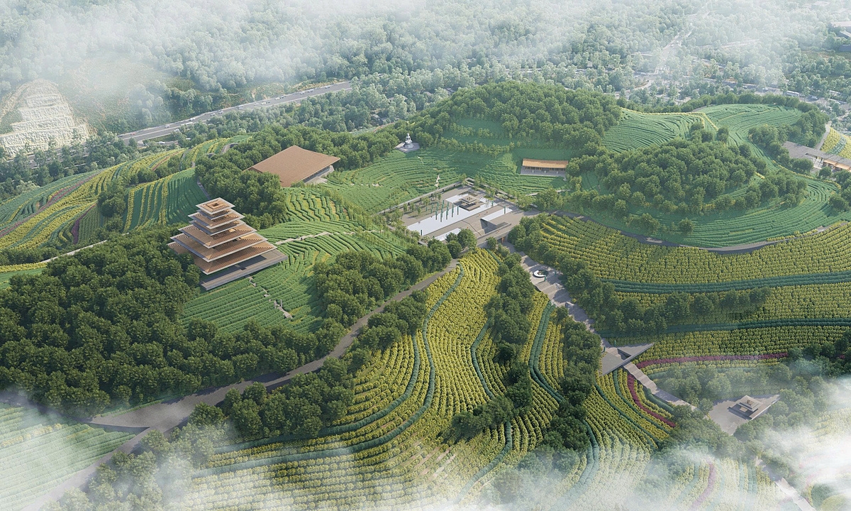 Tổ hợp công viên &lpar;cảnh quan văn hóa, tâm linh&rpar; Kim Thành là dự án chiến lược, đóng vai trò quan trọng trong việc kiến tạo diện mạo mới cho thành phố Lào Cai.