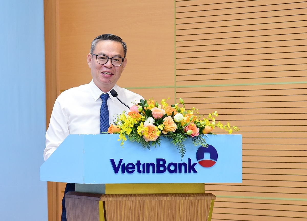 Ông Trần Minh Bình – Chủ tịch HĐQT VietinBank phát biểu tại sự kiện.