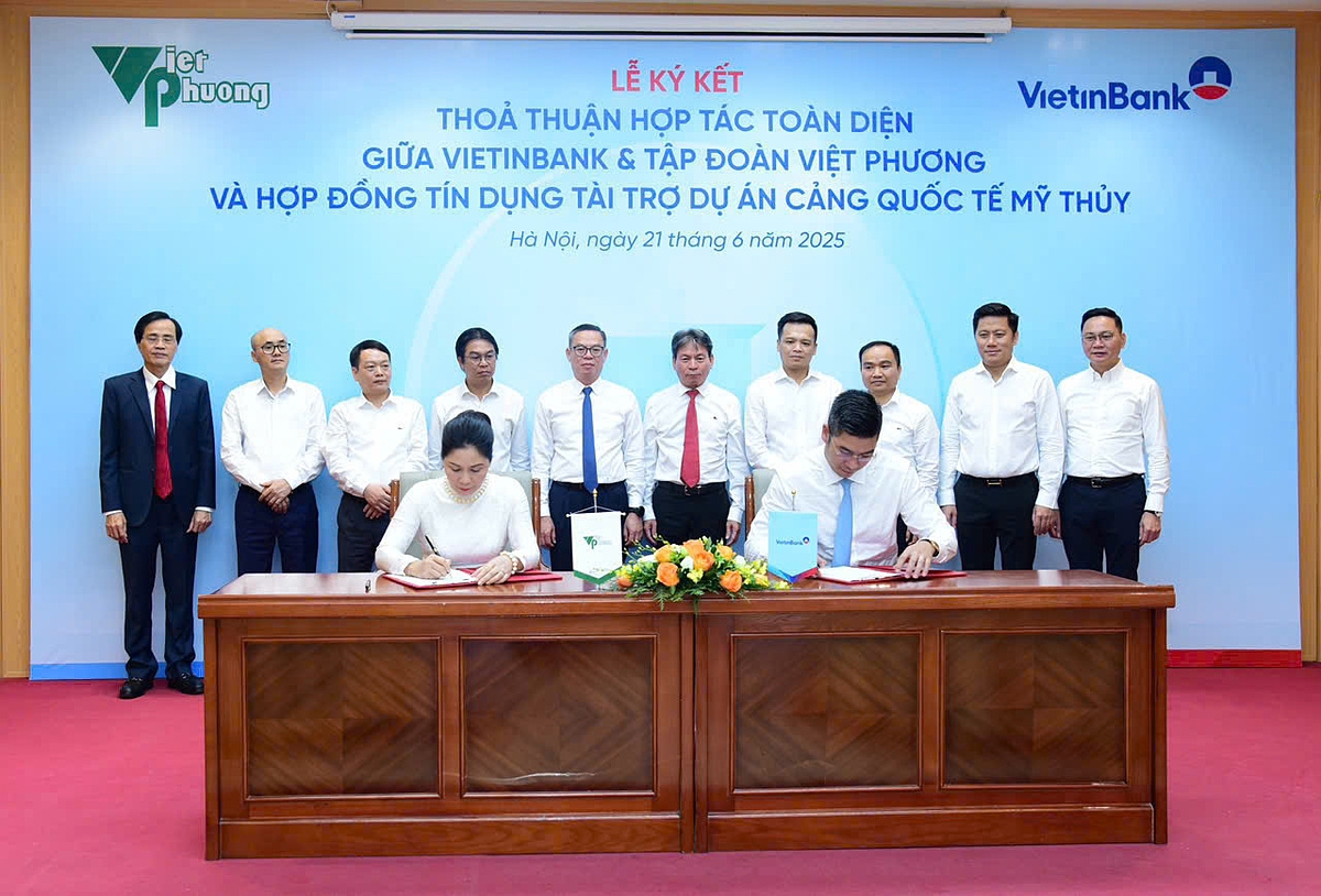 VietinBank và Tập đoàn Việt Phương ký kết hợp tác toàn diện.