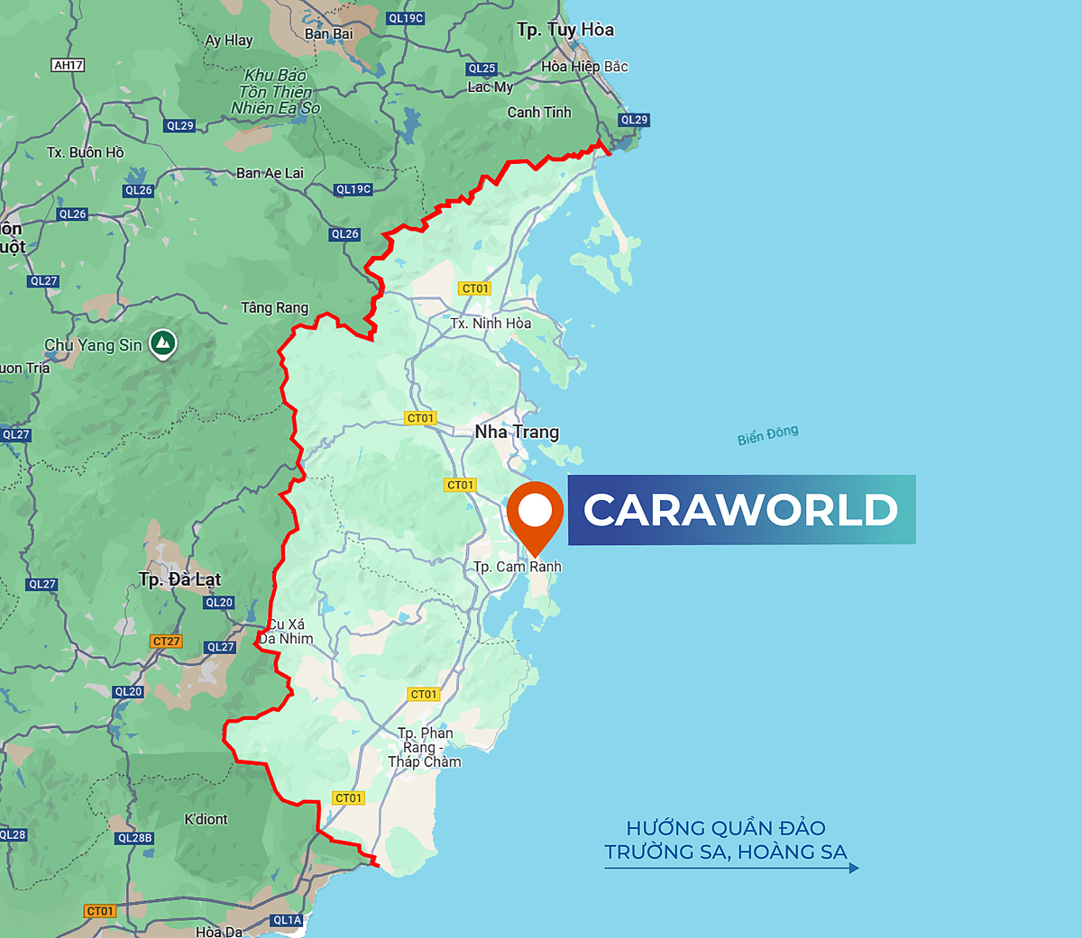Sau nghị quyết sáp nhập lịch sử, CaraWorld Cam Ranh nằm ở tâm điểm đường biển Khánh Hoà.