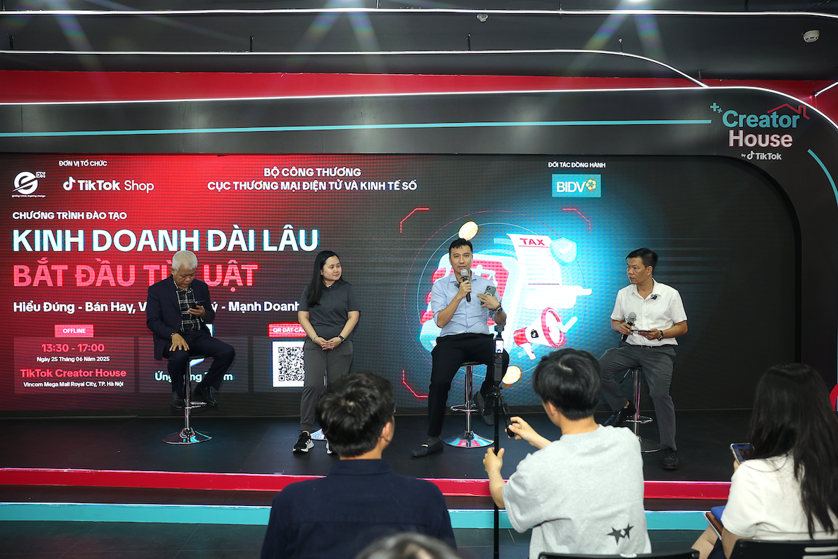 Chiều 25/6, lớp đào tạo đầu tiên đã diễn ra tại TikTok Creator House, Hà Nội.