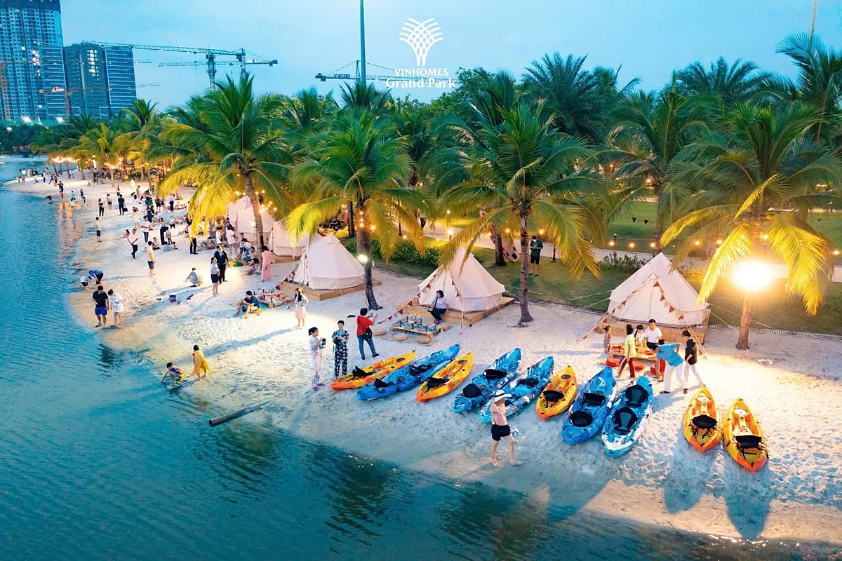 Một cộng đồng năng động và giàu sức sống đã hình thành tại Vinhomes Grand Park.
