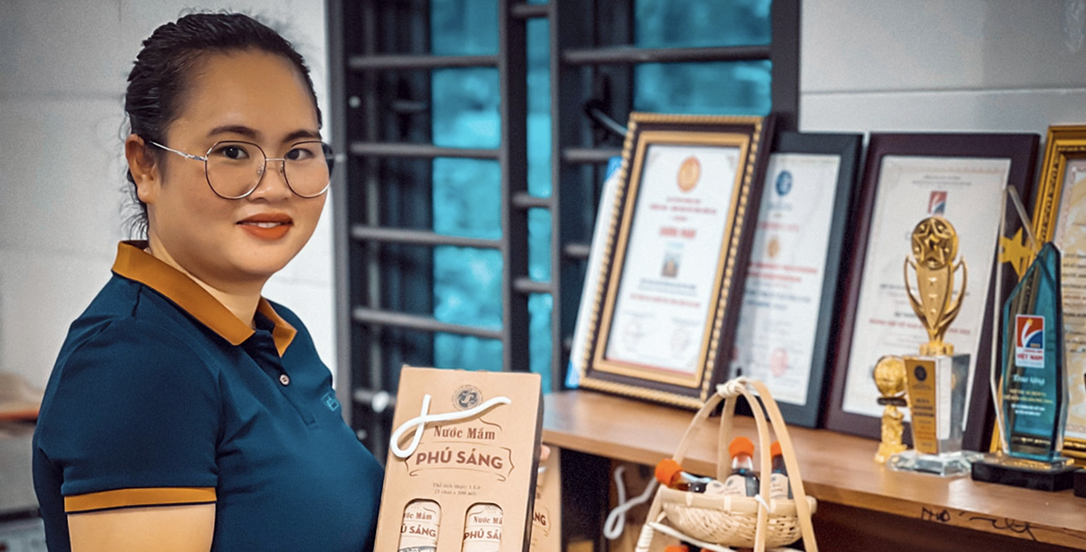 Nước mắm Phú Sáng được công nhận OCOP 3 sao cấp tỉnh.