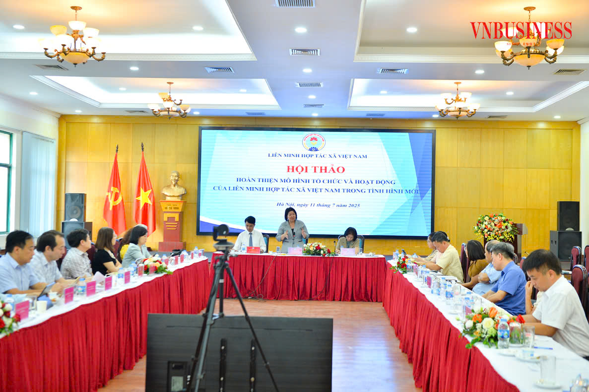 Chủ tịch Liên minh HTX Việt Nam Cao Xuân Thu Vân cho rằng việc hoàn thiện tổ chức, hoạt động của Liên minh HTX Việt Nam là rất quan trọng.