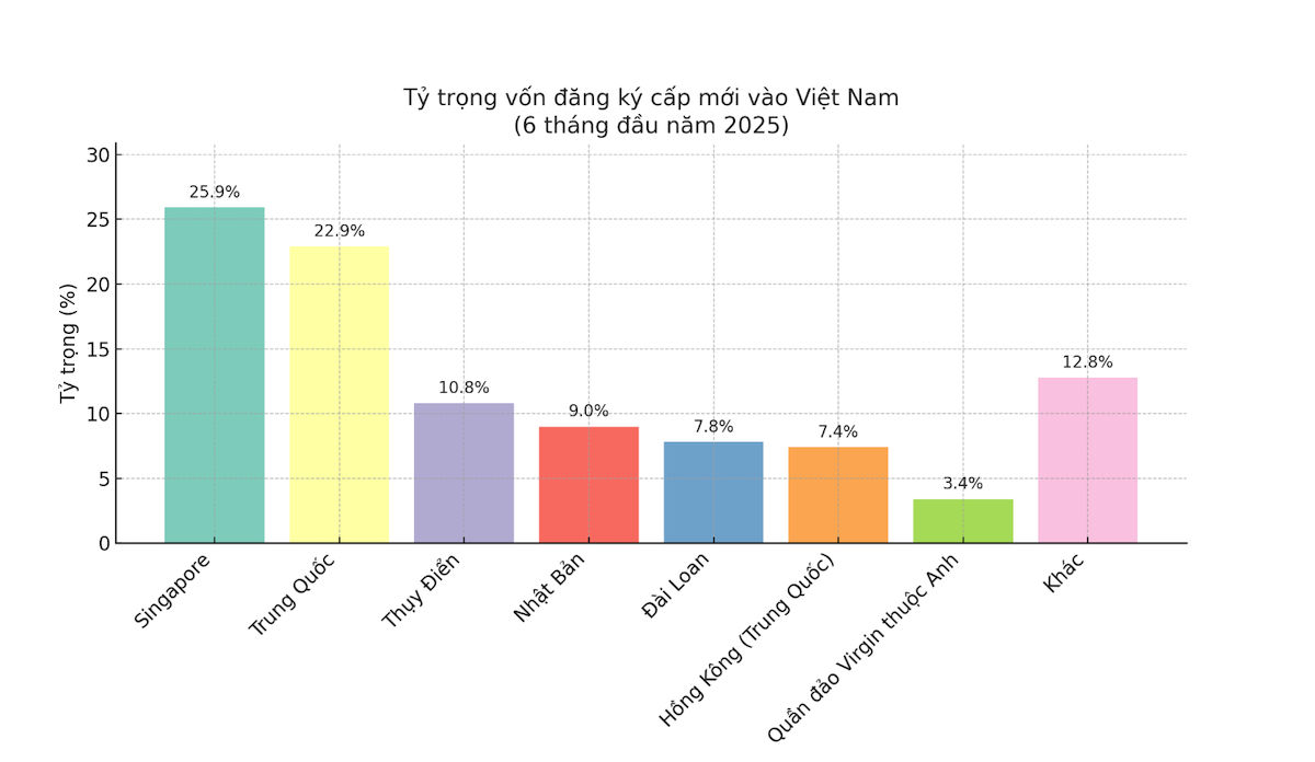 Thụy Điển và Đan Mạch vươn lên trở thành những nhà đầu tư nổi bật, thể hiện xu hướng rõ rệt của Bắc Âu tăng cường hiện diện đầu tư vào thị trường Việt Nam.