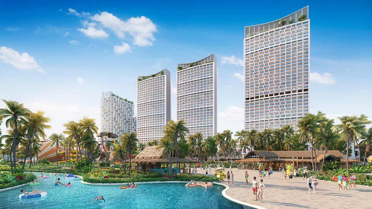 Các tòa tháp Blanca - biểu tượng kiến trúc mới tại trung tâm Vũng Tàu.