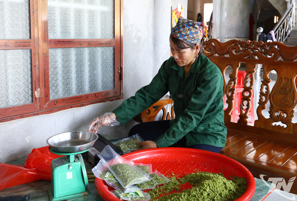 Cốm nếp được nâng cao giá trị kinh tế thông qua mô hình kinh tế tập thể.