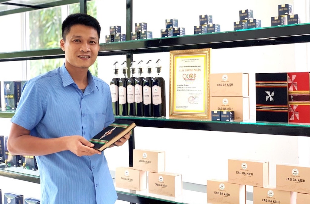 Sản phẩm “Cao Ba kích” của HTX Nông lâm nghiệp Thiên Bình đã đạt chứng nhận OCOP 4 sao.