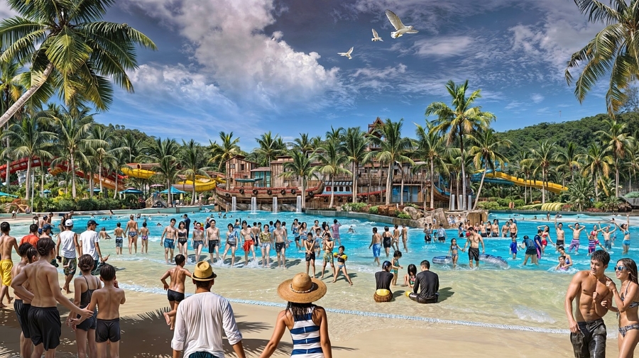 Sun World Vũng Tàu quy mô 20 trò chơi kề bên phân khu Casa.