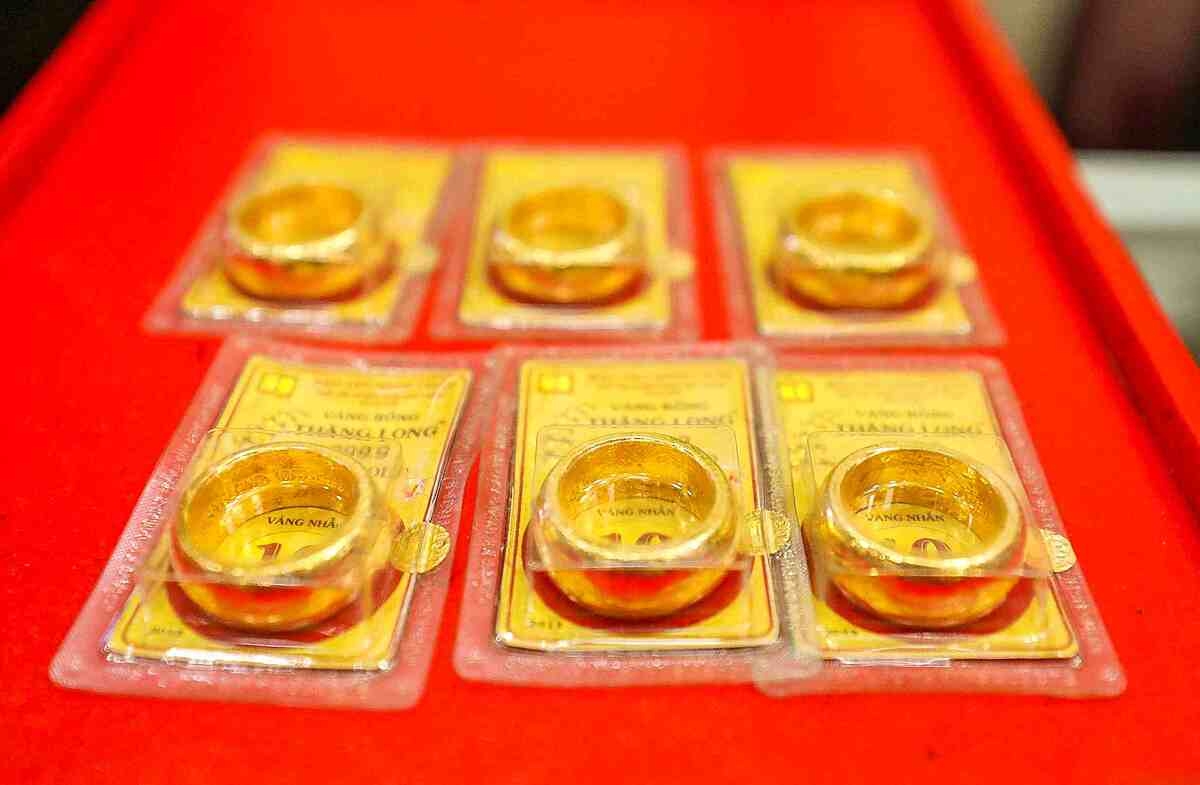 Giá vàng trong nước không biến động.