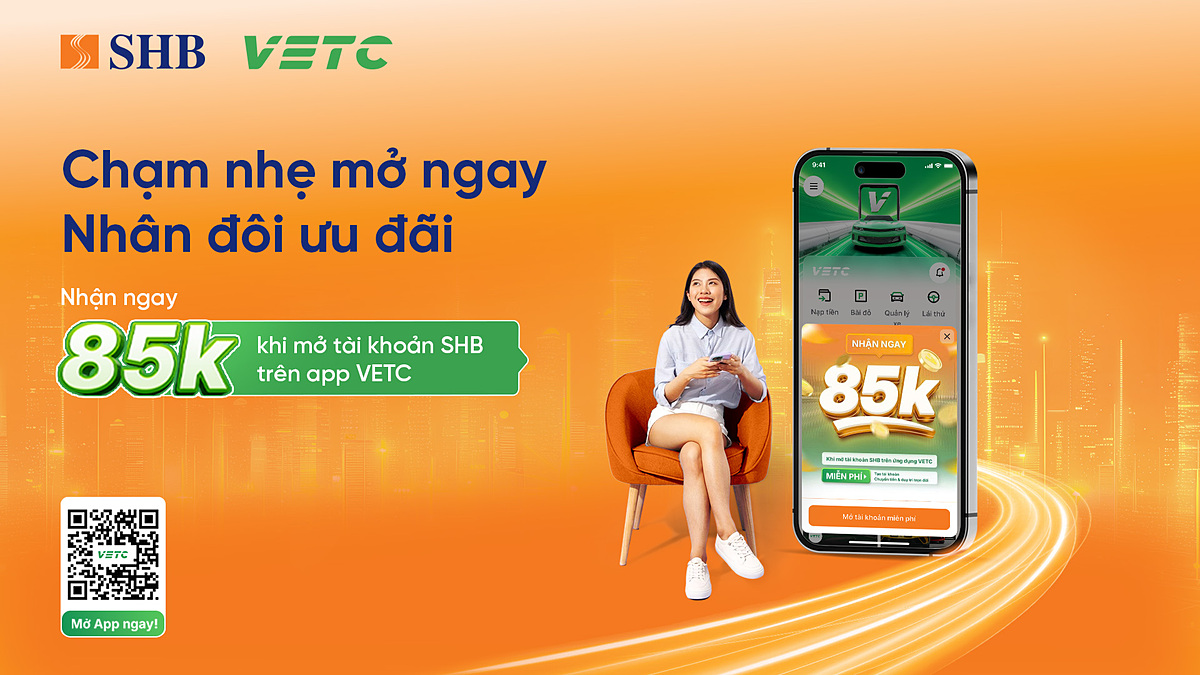 Nhiều ưu đãi thiết thực dành cho tài xế khi mở tài khoản SHB và tự động liên kết với ví VETC.
