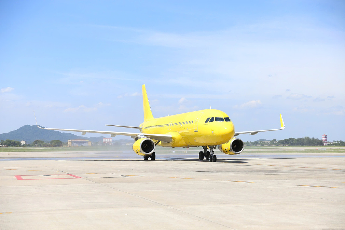 Chiếc Airbus A320 mới mang số hiệu VN – A136 có cấu hình 182 ghế.