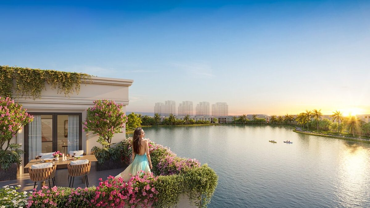 Swan Lake sở hữu điểm nhấn cảnh quan - tiện ích độc đáo bên hồ hồ cảnh quan The Green Lake.