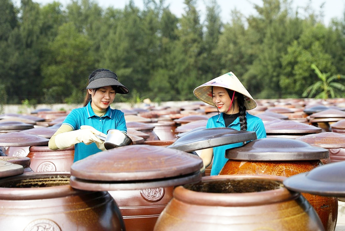 Ngành nghề truyền thống đang cho hiệu quả kinh tế cao ở Hà Tĩnh &lpar;Ảnh: BHT&rpar;.