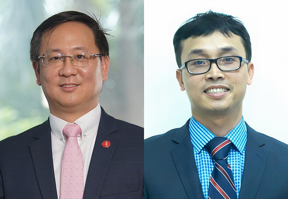 TS. Justin Matthew Pang &lpar;trái&rpar; và Ths. Hà Quách &lpar;phải&rpar;