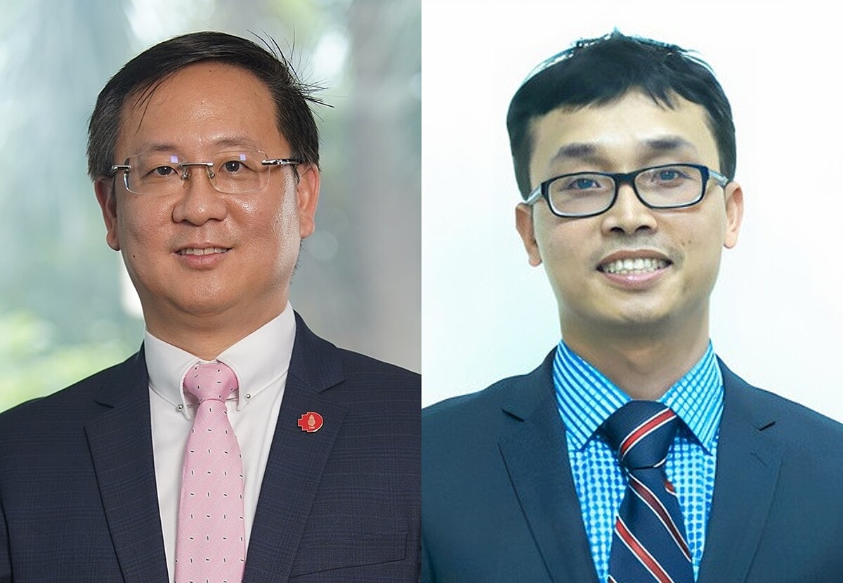 TS. Justin Matthew Pang &lpar;trái&rpar; và Ths. Hà Quách &lpar;phải&rpar;