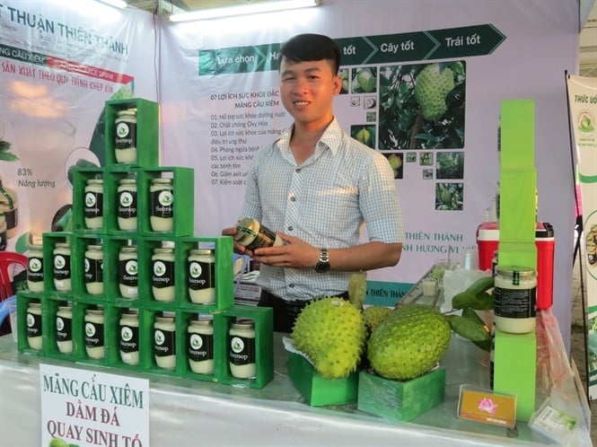 Mãng cầu xiêm đã được chế biến sâu nhằm nâng cao giá trị kinh tế.