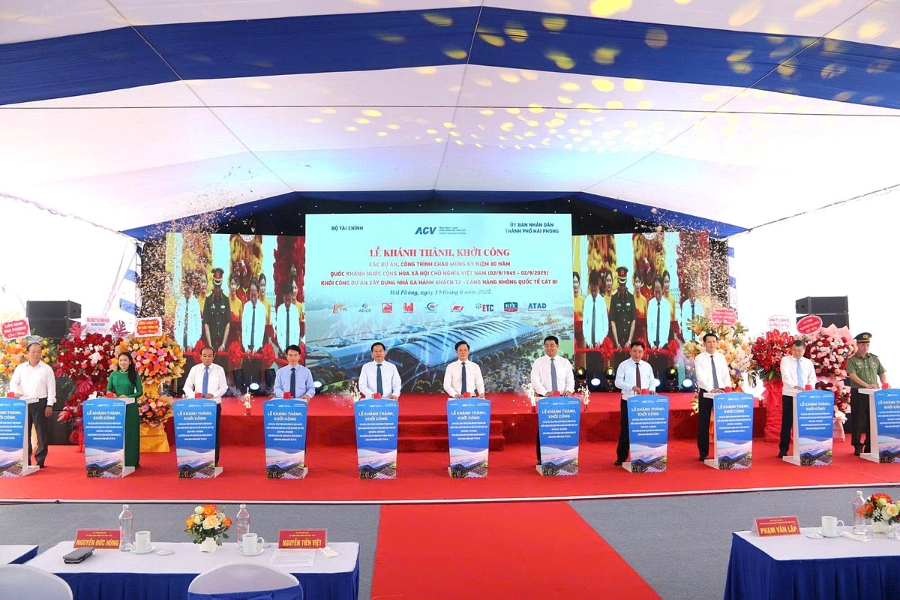 Nhà ga hành khách T1 - Cảng HKQT Cát Bi có tổng mức đầu tư 2.689,819 tỷ đồng.