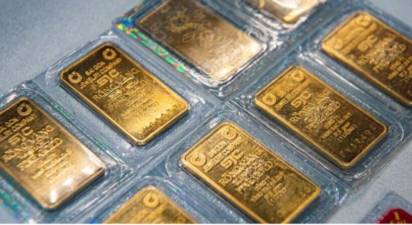 Vàng miếng điều chỉnh giảm 200.000 đồng cả chiều mua và bán.