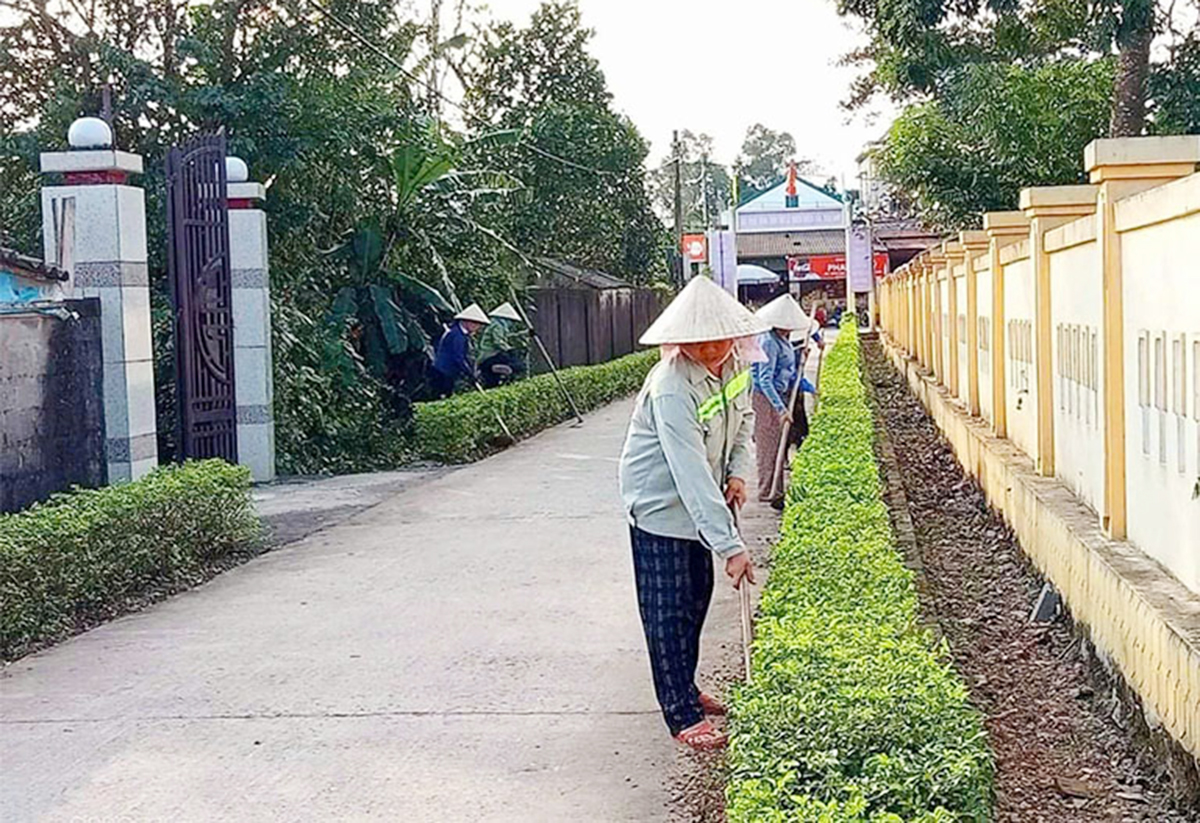 Diện mạo nông thôn mới Quảng Trị ngày càng khởi sắc.