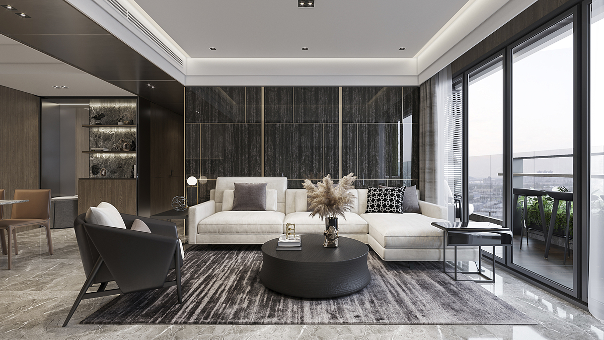 Thiết kế ban công rộng chạy dài từ phòng khách đến phòng ngủ của căn A-09CH03 vừa mở ra không gian thoáng, sáng vừa có thể trở thành “vườn trên không” xanh mát hiếm có giữa lòng đô thị