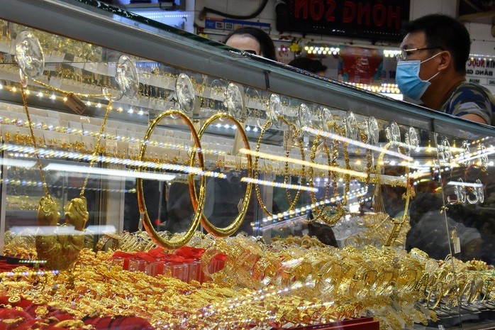 Giá vàng trong nước không ghi nhận biến động.